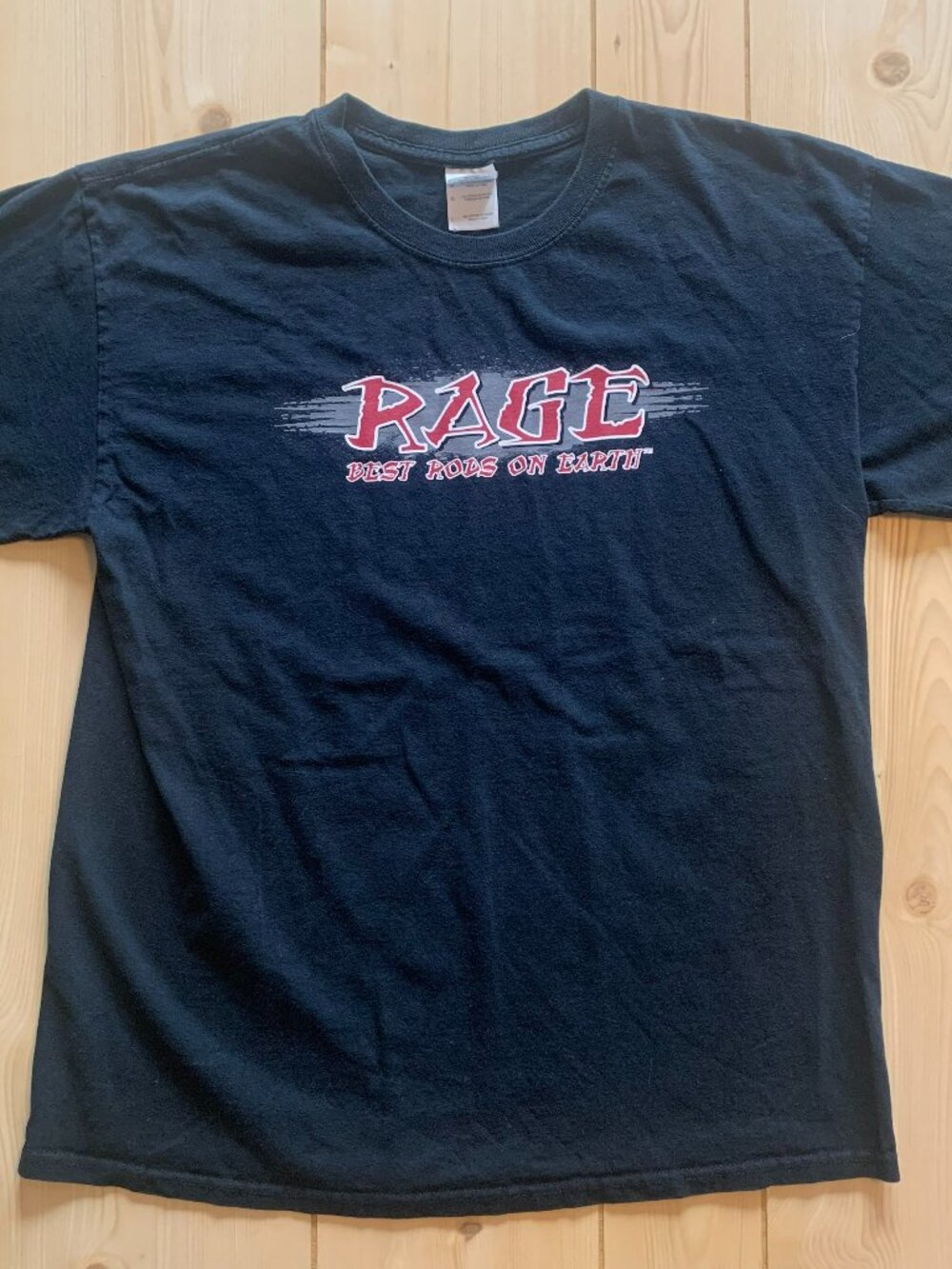 Rage St. Croix Fishing Rod Best Rods On Earth Fish Fisherman Ocean T-Shirt XL